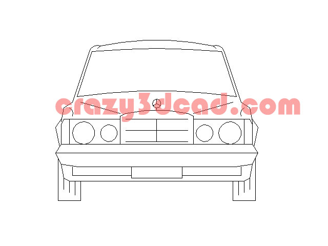 Mercedes-Benz CAD block